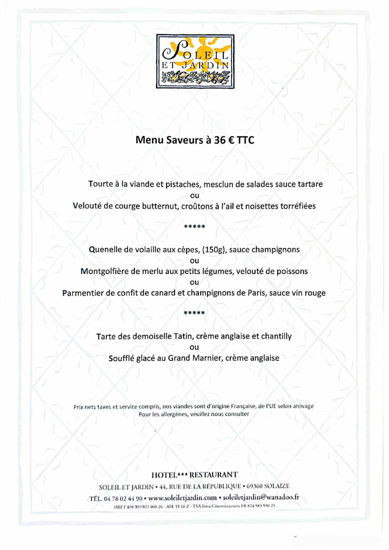 menu saveurs automne 2025