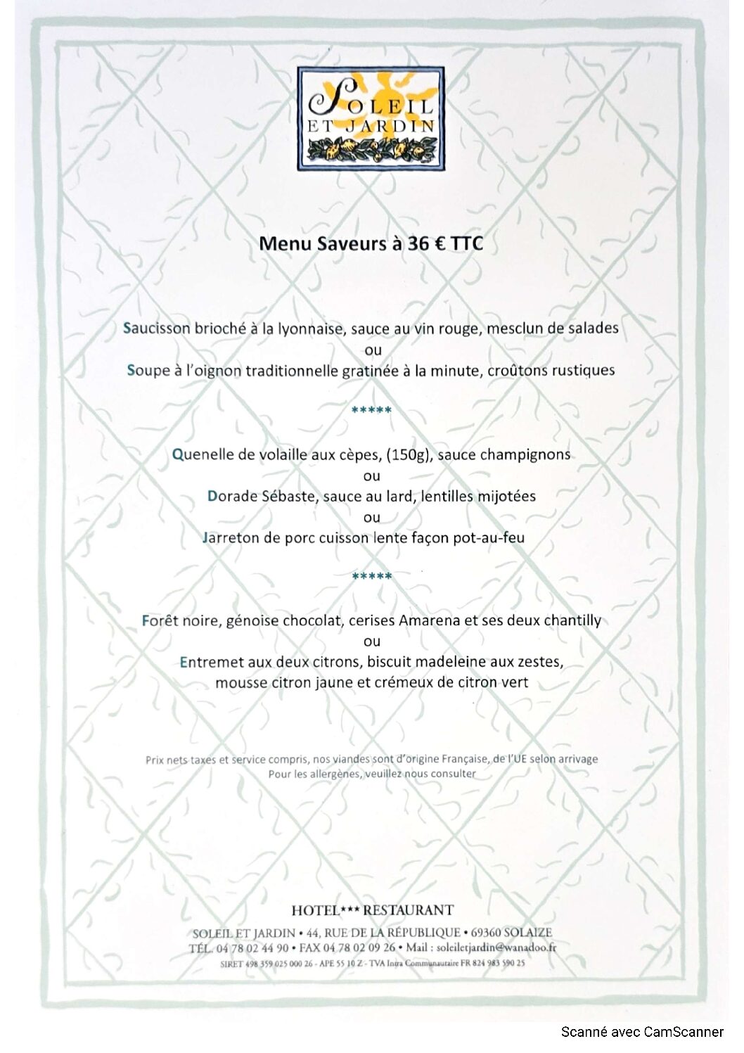 menu saveurs fev mars